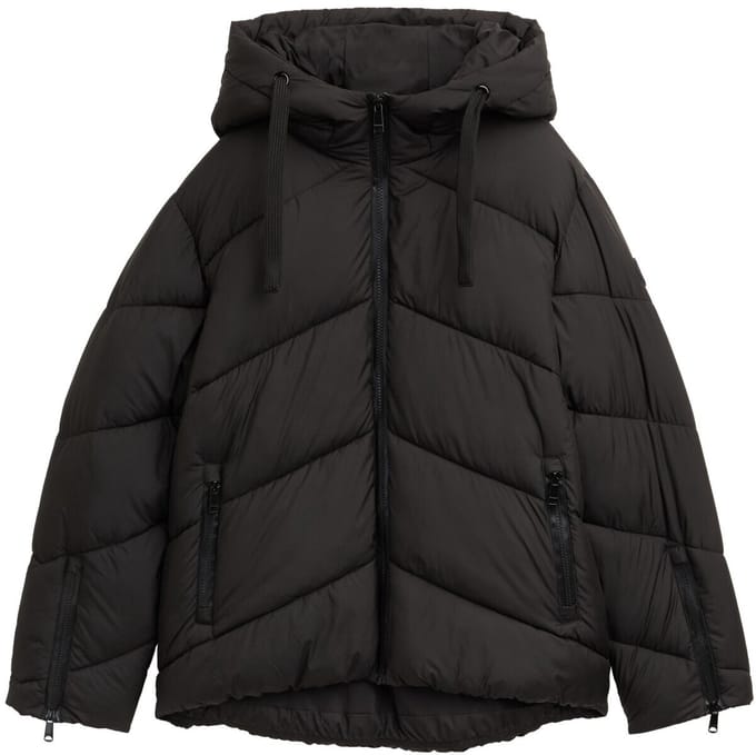 Tom Tailor - Pufferjack met capuchon - Maat XL - deep black
