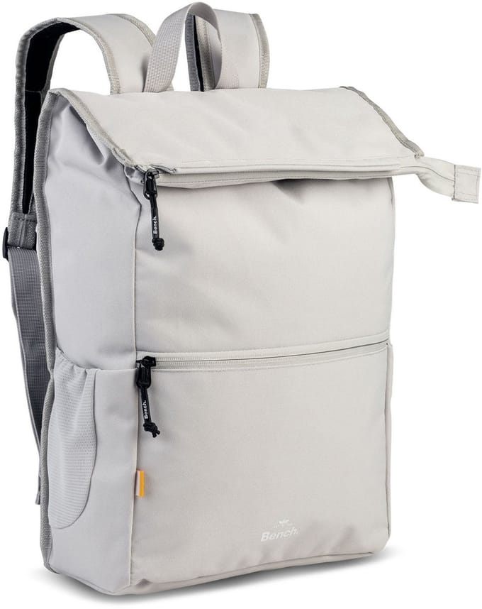 Bench. Rugzak met laptopvak Casual Backpack Light Grey Lichtgrijs