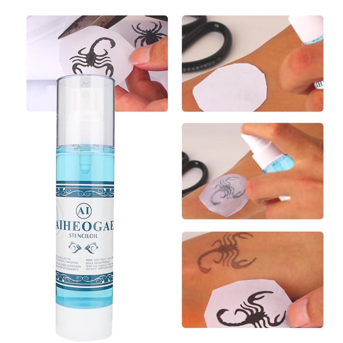 200ml Professionele Tattoo Transfer Vloeistof Stencil Primer Tattoo Accessoires white