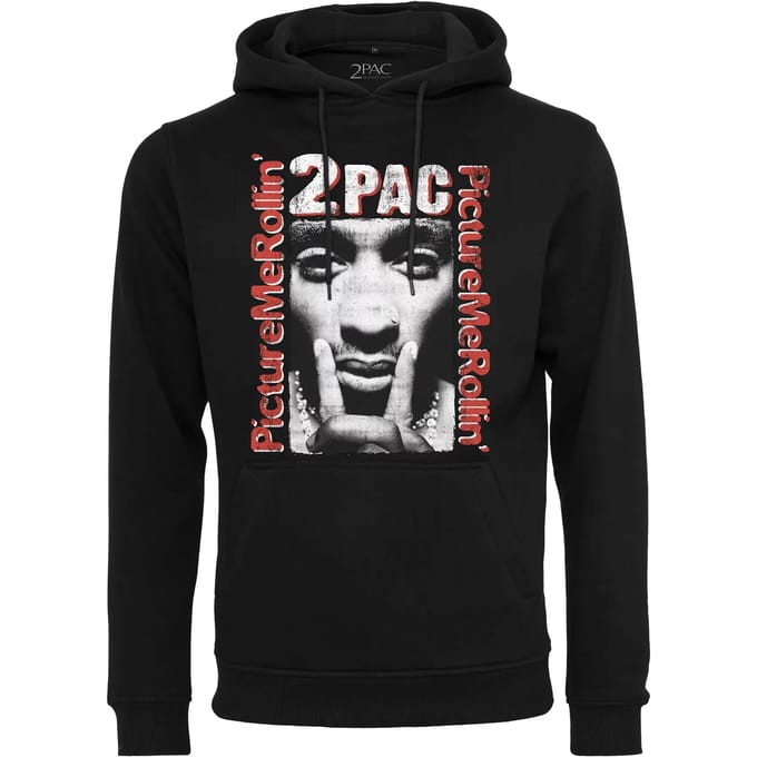Urban Classics Tupac - Tupac Boxed In Hoodie/trui - L - Zwart