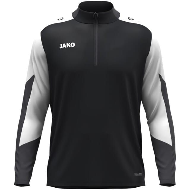 Jako Dynamic Ziptop Dames - Zwart / Wit / Antraciet | Maat: S