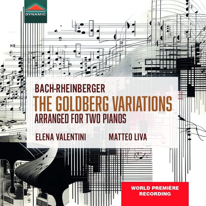 Elena Valentini & Matteo Liva - J.S. Bach: Goldberg Variations (Arr. For 2 Pianos By Rheinberger) (CD)