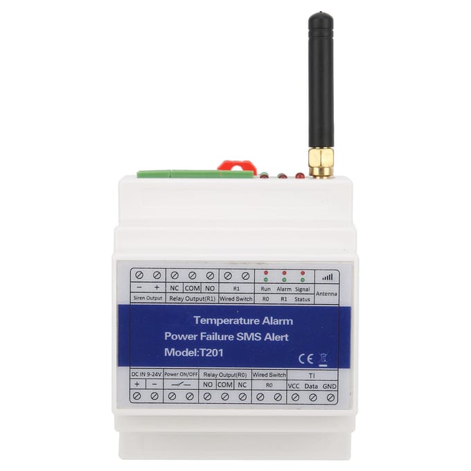 GSM Temperatuur Alarm Intelligent Draadloos Afstandsbediening Waarschuwingssysteem voor Huishouden white