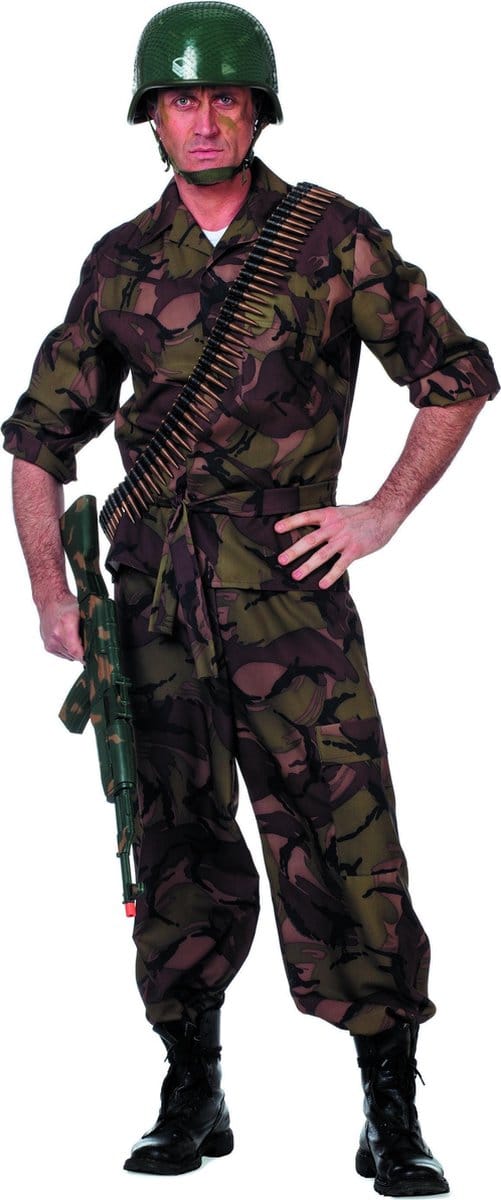 Leger verkleedpak man - Maat 60