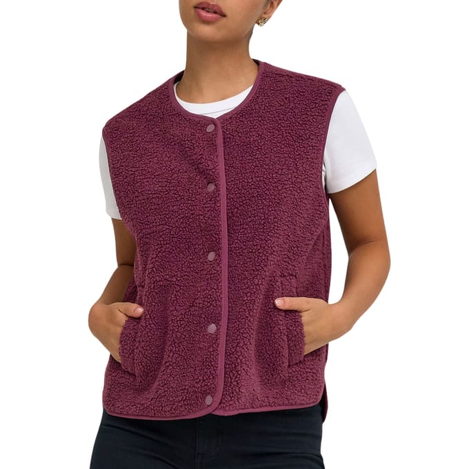 JDY Teddy Waistcoat Dames - Maat XXL