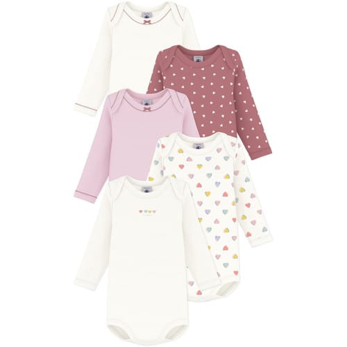 Petit Bateau  Kinder bodies LOT BODIES X 5