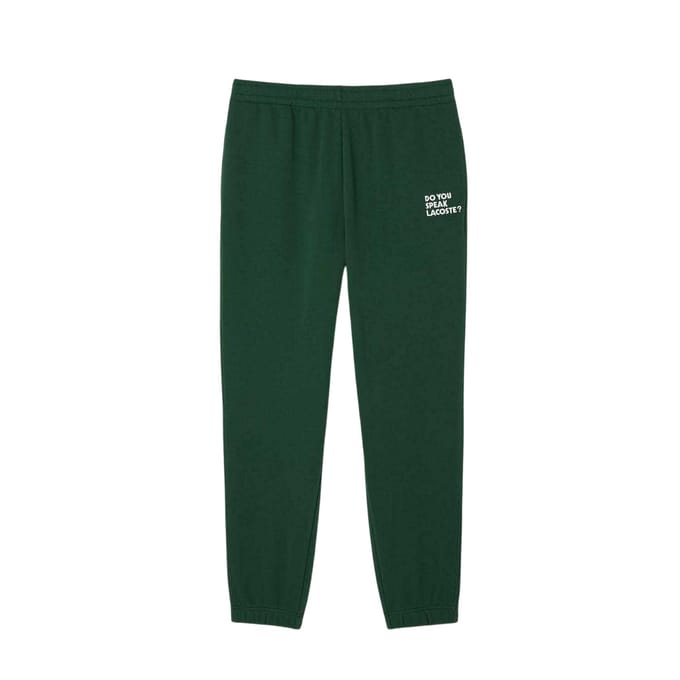 Lacoste Heren Fleece Relaxed Fit Sweatpants (Groen)