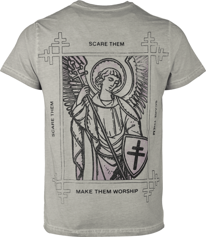 President T-shirt - Angel - S tot 3XL - voor Mannen - grijs