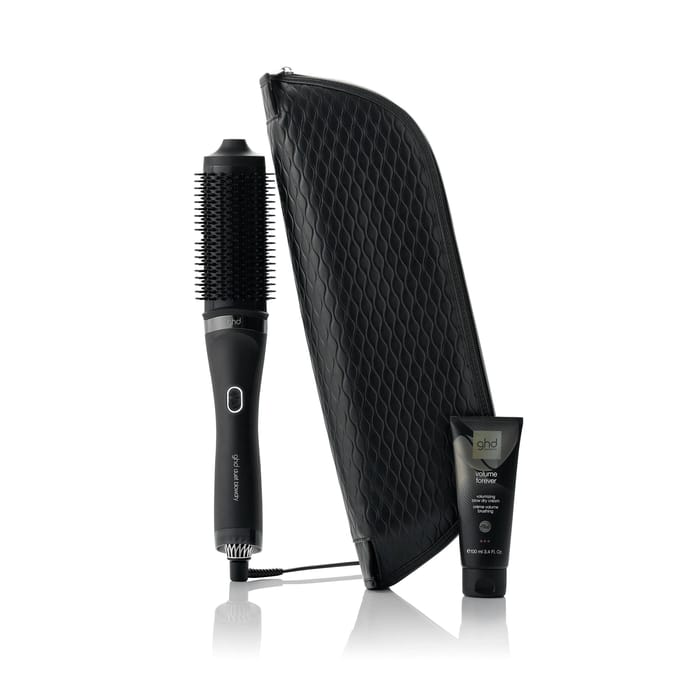 ghd Duet Blowdry Gift Set 2-in-1 Hair Dryer Brush Black 1 pcs + 100 ml