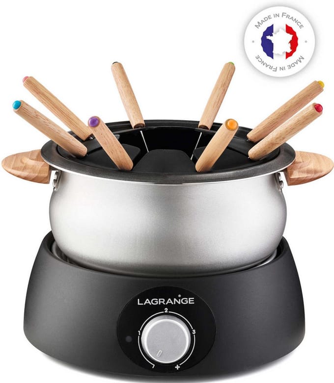 fondueset 900w 8 vorken - lagrange - 349013