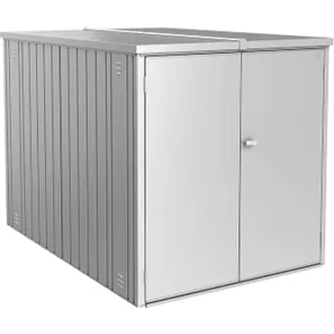 Biohort Minigarage L Grijs Metallic