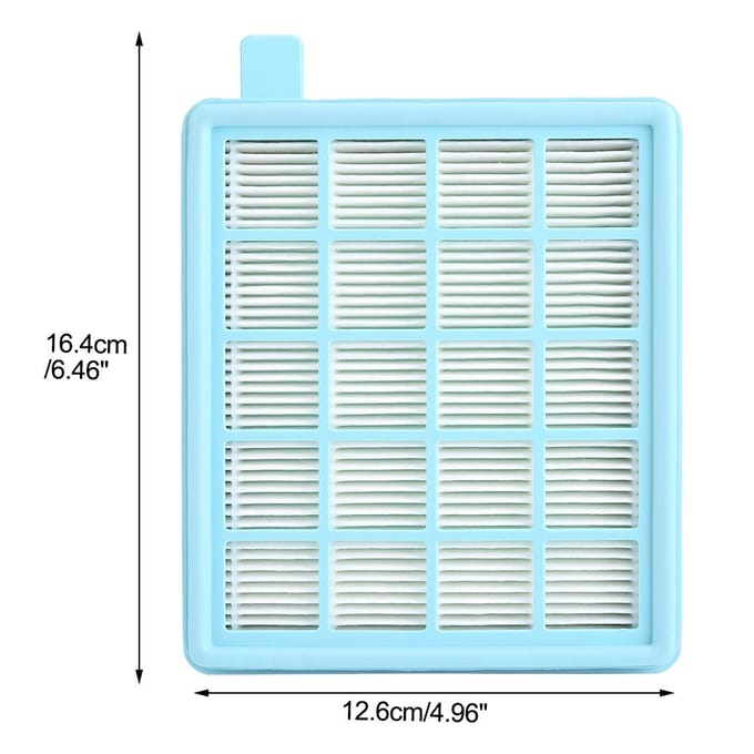 Uitlaatfilter Net 3 stuks Sponzen voor Philips Stofzuiger FC8471/8630/9322 blue