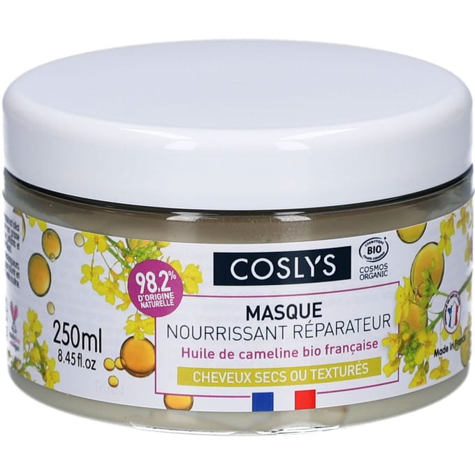 Coslys Voedend & Herstellend Haarmasker voor droog getextureerd haar 250 Haarspoeling