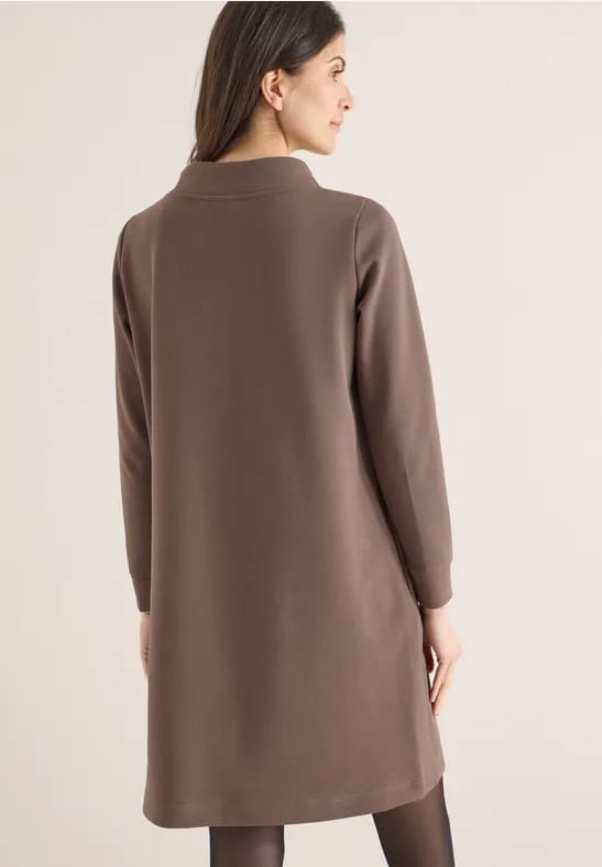 Jurk in effen kleur