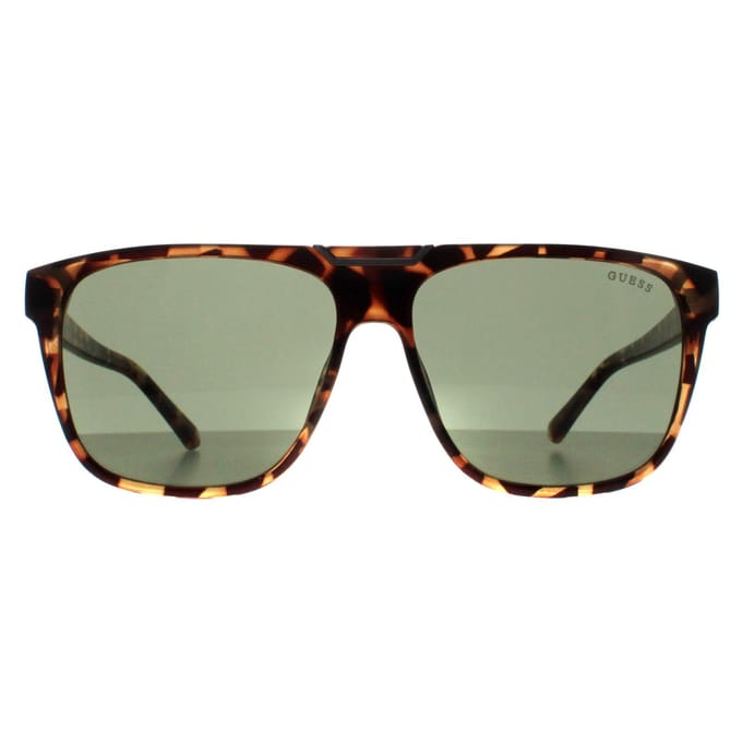 Guess Square Heren Blond Havana Groen GU00056
