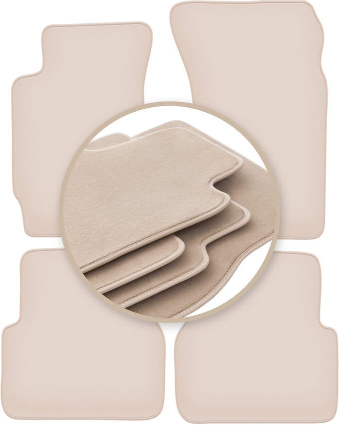 PREMIUM beige vloermatten voor: Subaru Forester II SUV 2002-2008