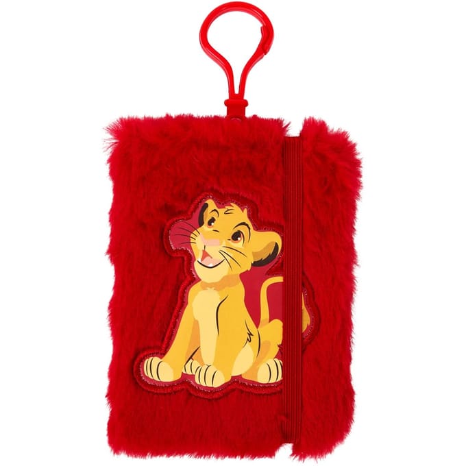 notitieboekje fluffy - Disney leeuwenkoning Simba - rood - Lion King