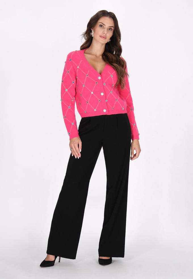 Faina Vest Dames fuchsia
