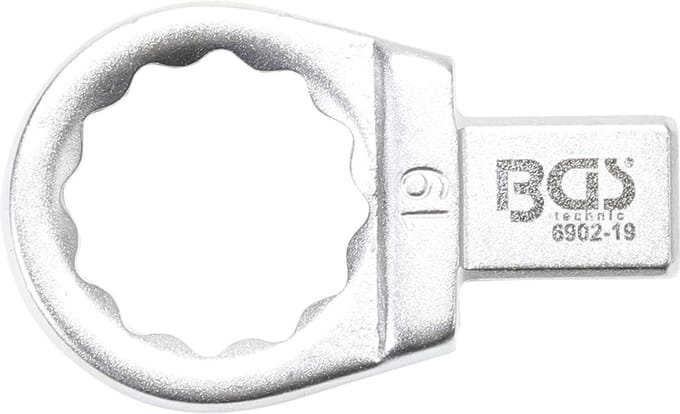 BGS Opsteek-ringsleutel 19 mm opname 9 x 12 mm - 6902-19