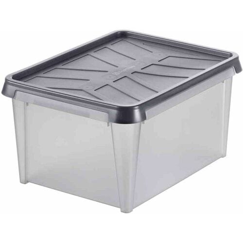 Orthex 3461050 Opbergbox (l x b x h) 50 x 40 x 27 cm Grijs 1 stuk(s)