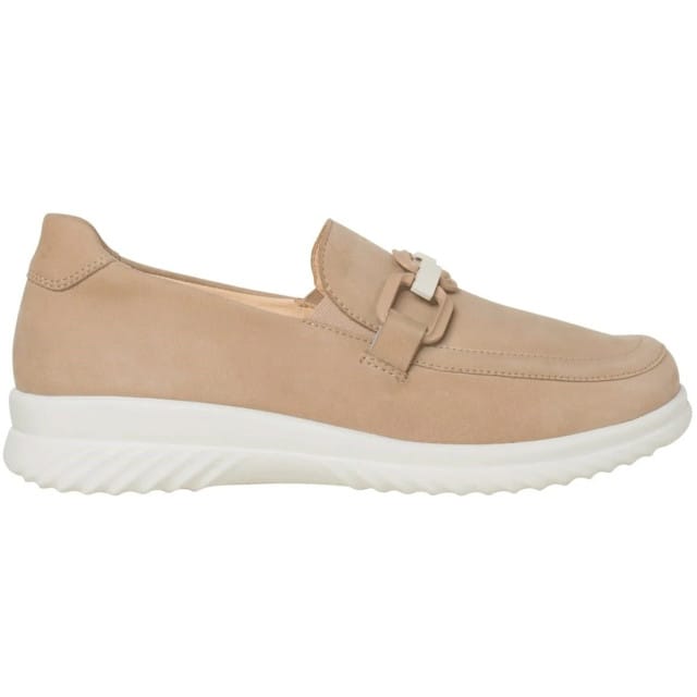 Ganter Heike - dames moccasin - Beige - maat 41 (EU) 7.5 (UK)