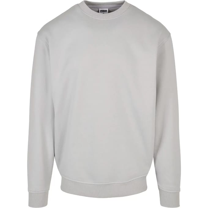Urban Classics - Basic Crew Sweater/trui - S - Grijs