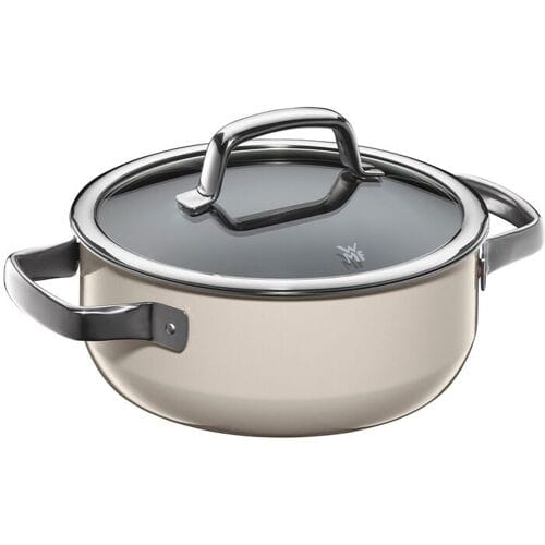 WMF Fusiontec Mineral - Braadpan - Ø 200mm - 2,4 liter - inclusief glazen deksel - Macadamia