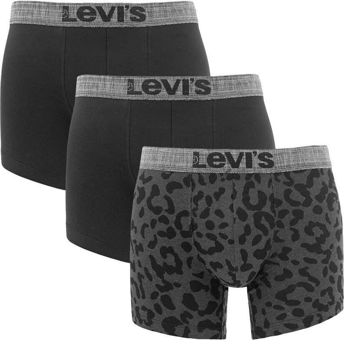 Levi's 3P Giftbox Heren Boxershorts - Maat XL