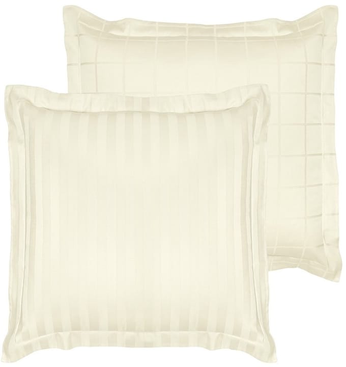 De Witte Lietaer Kussensloop Zygo Ivory - 63 x 63 cm - Wit - Katoen Satijn
