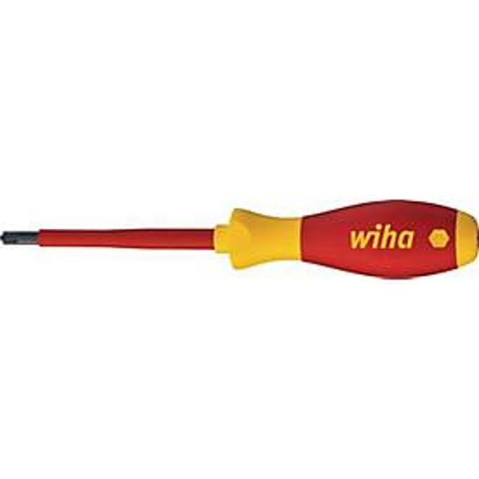 Wiha 328SF Schli./PZ2x100 Plus/minus schroevendraaier VDE Grootte SL/PZ 2 Koplengte: 100 mm