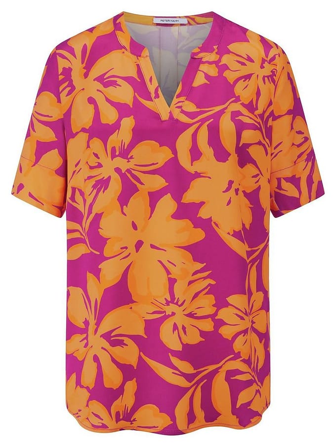 Lange blouse Van Peter Hahn oranje