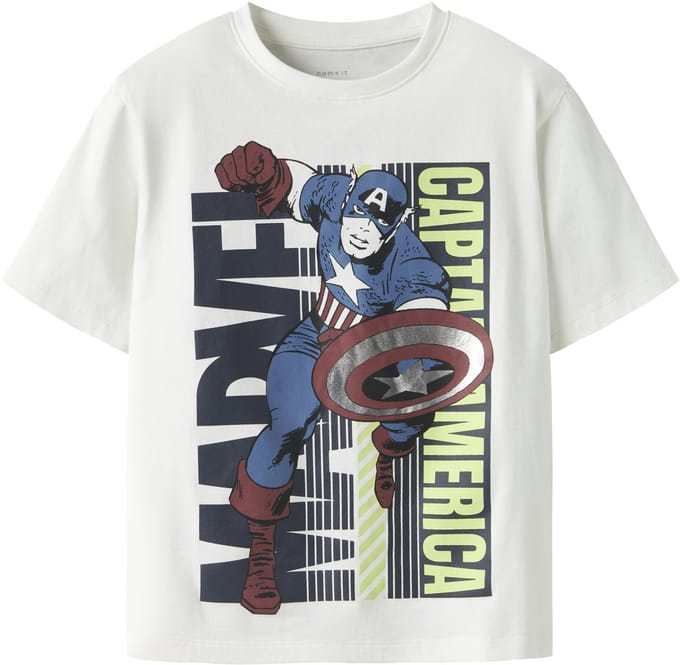 NAME IT - NKMJIMMU MARVEL SS NREG TOP BOX MAR - Jongens - T-shirts