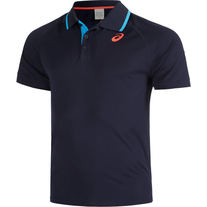 ASICS Polo Heren-Donkerblauw