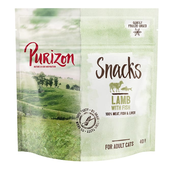 40g Purizon Lam & Vis Kattensnacks