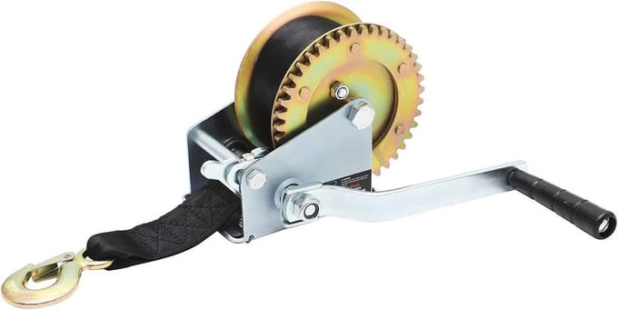 Heavy Duty Hand Winch Riem voor Auto en Boot - 8m MeerKleurig