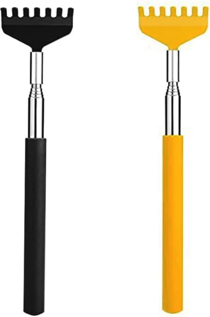 Telescopische Rugkrabber met Rubber Grip - Uittrekbare Rugmassage Tool tot 68 cm
