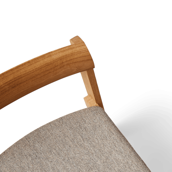 Form&Refine Blueprint stoel gestoffeerd - geolied eikenhout