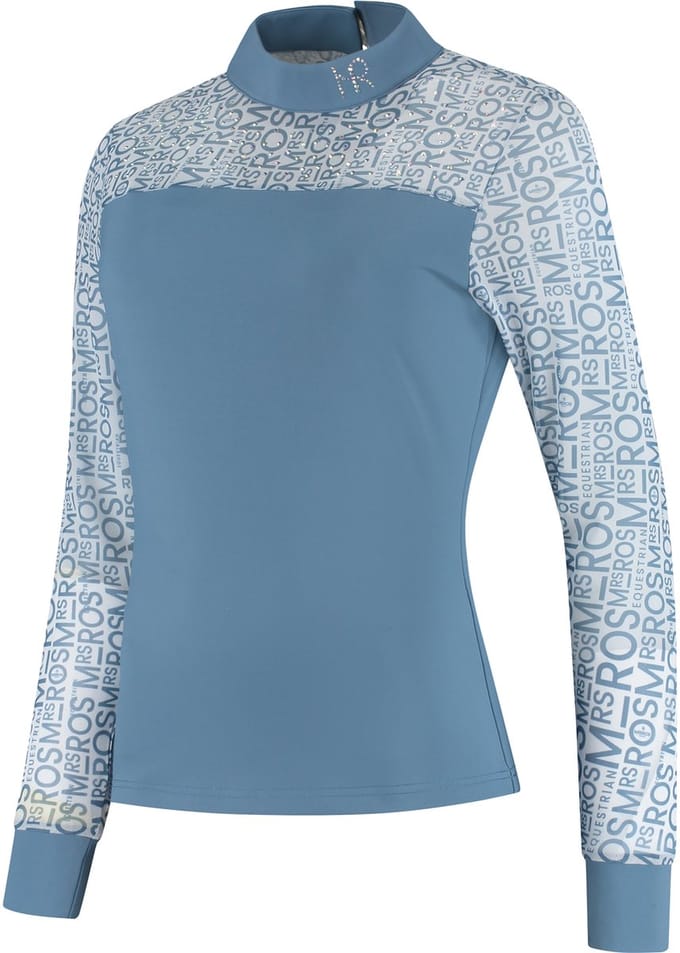Mevrouw Ros SS26 Wedstrijdshirt Mesh Logo Blush Noir-M