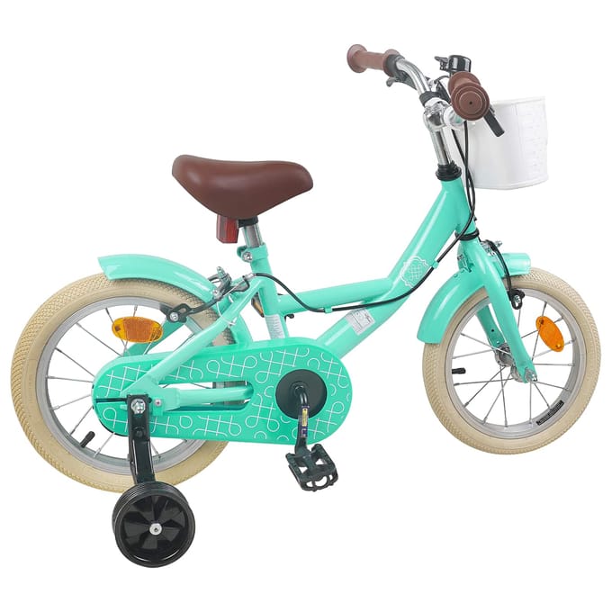 vidaXL - Kinderfiets - 16 - Inch - voor - 4-6 - jaar - oud - Zeegroen