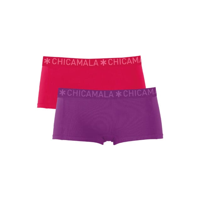 Meisjes 2-pack Boxershorts Effen