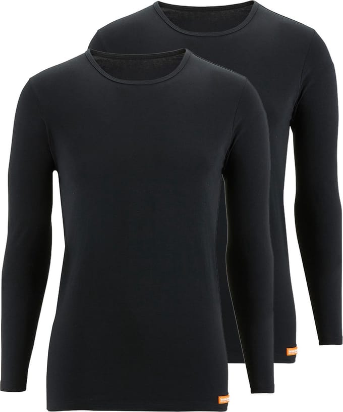 Bruno Banani Heren onderhemd lange mouw 2 pack WARM UP