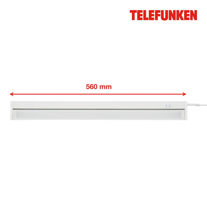 Telefunken LED meubelverlichting Hestia, 4.000K, 1.000lm, wit