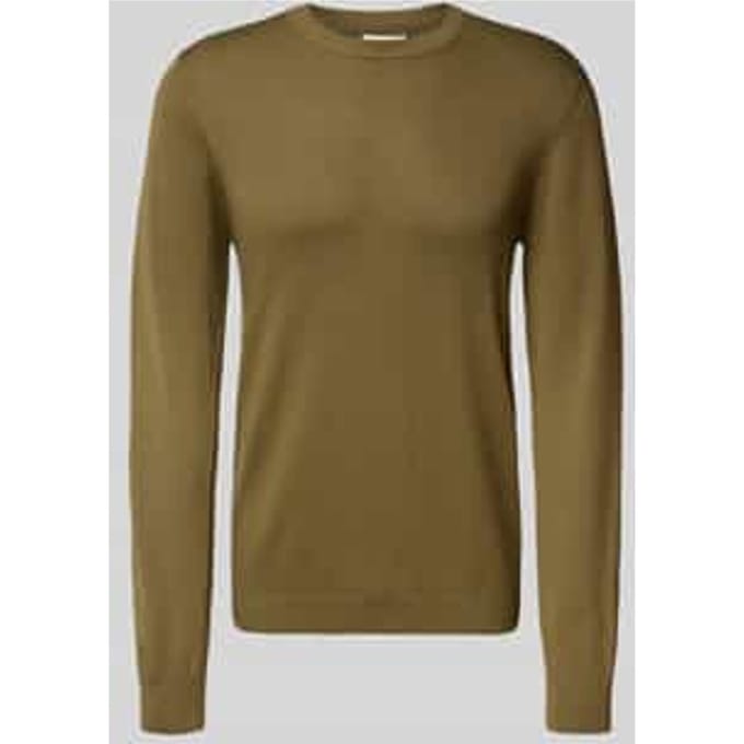 Gebreide pullover met ronde hals, model 'OSVALD'