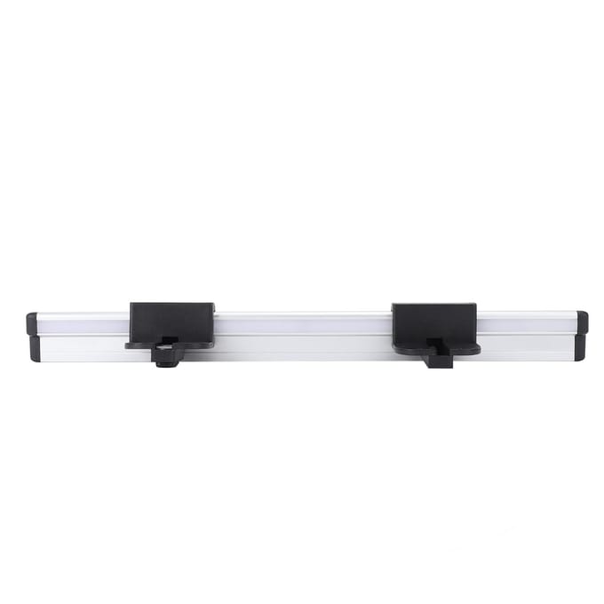 Rail de Table RV 20 pouces Alliage d'Aluminium Anodisé Support Solide Rail de Guidage de Table pour Véhicule de Camping black