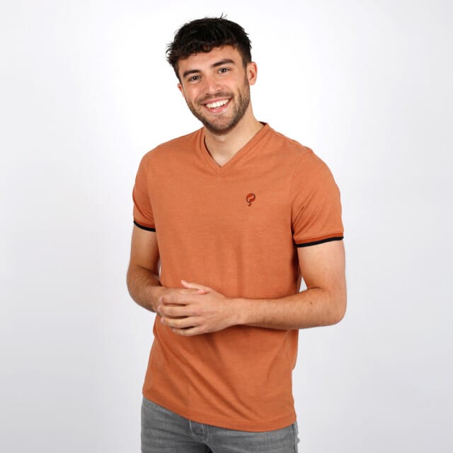Q1905 T-shirt egmond koper oranje