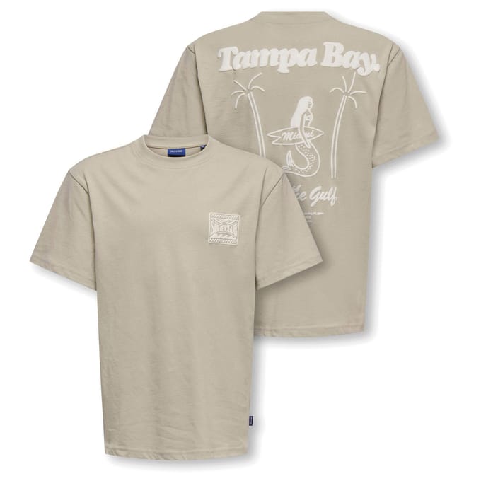 Only & Sons Milo Sketch Life Relax T-shirt Junior - Maat 146/152