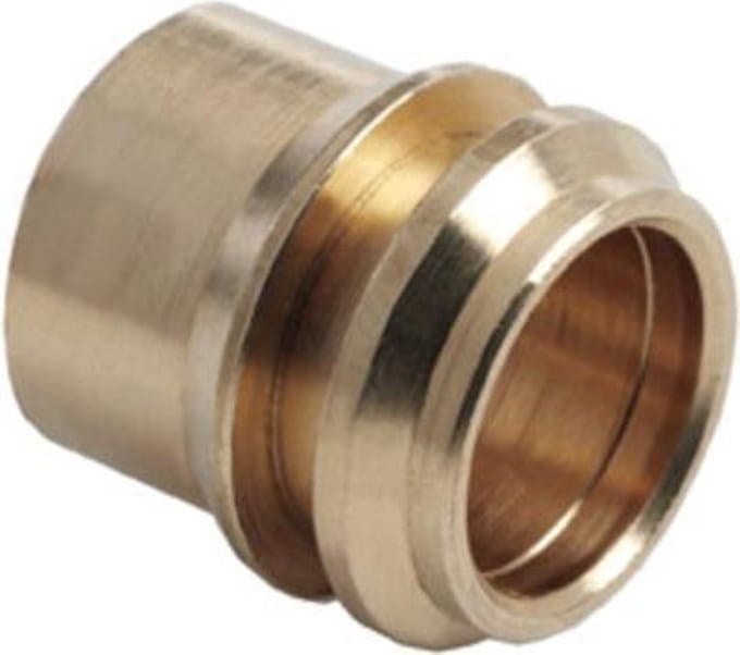 Bonfix messing knelfitting verloopstuk 15x12mm