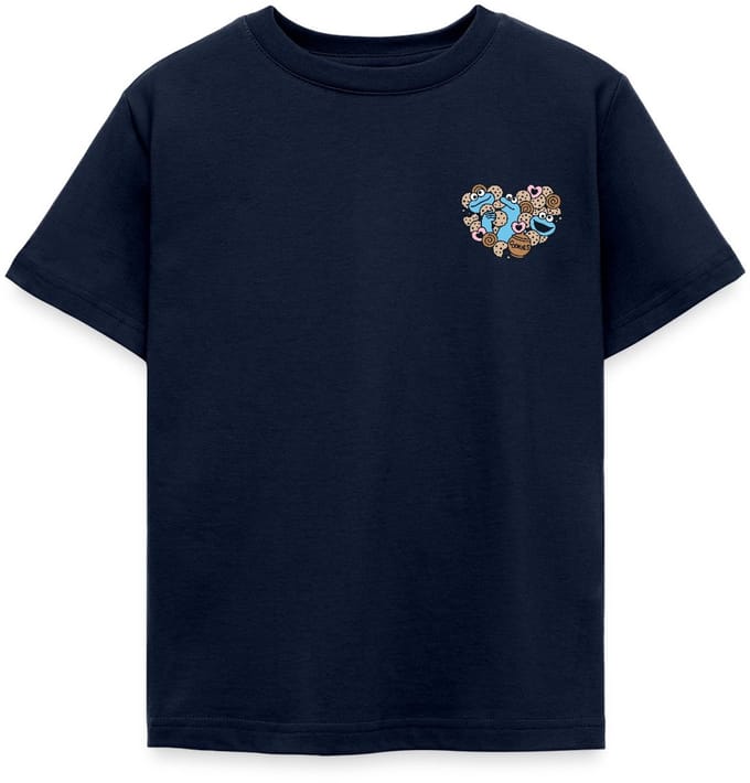 Sesamstraat Koekiemonster Hart T-Shirt Kinderen