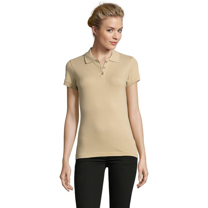 SOLS Dames/Dames Perfect Poloshirt (Zand)