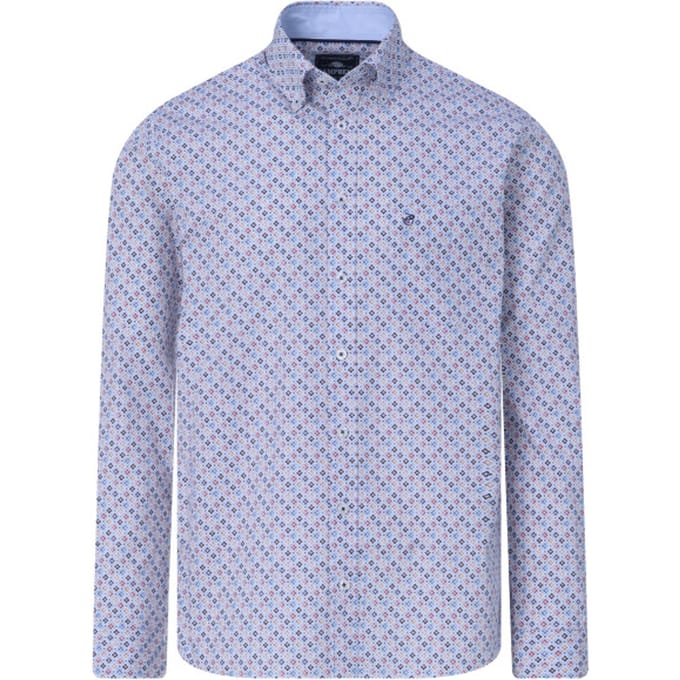 Campbell Casual overhemd met lange mouwen